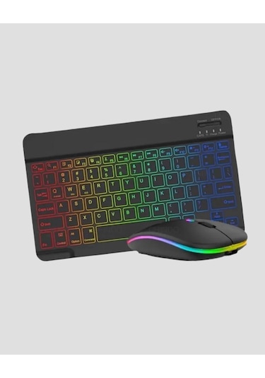 Türkçe Q Klavye Rgb Işıklı Ergonomik Tasarımlı Optik