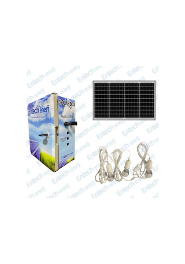 Güneş Enerjili Aydınlatma ve Telefon Şarjı Hazır Paket Sistem