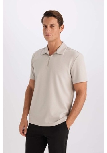 DeFacto Regular Fit Polo Yaka Yarım Fermuarlı Kısa Kollu Pilise Tişört B7355AX25SPGR207
