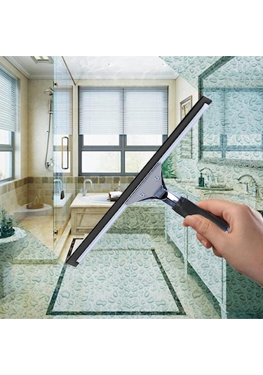 Pazly Geniş Kullanımlı Uzatılabilir Paslanmaz Çelik Pencere Ve Ayna Silme Aparatı - Kaymaz Silikonlu Diğer