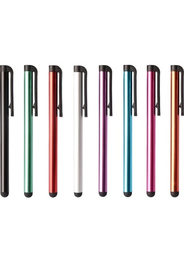 Rogfer 5 Adet 7.0 Evrensel El Yazısı Kondansatör Kalemi Metal Ped Stylus Renk Rastgele Teslimat