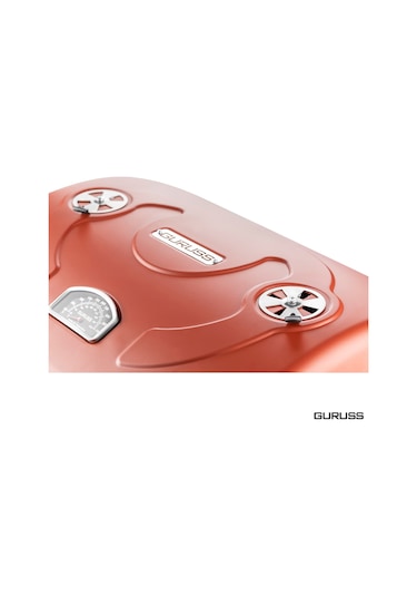 Guruss Go & Grill Barbekü Mangal Oksit Kırmızı Model:grs35