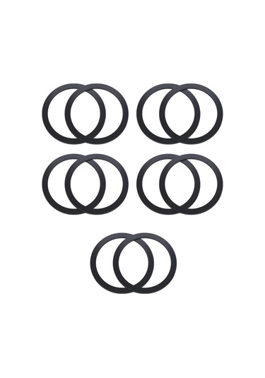 Coofbe 10 Adet Tüm Telefonlara Uyumlu 0.4mm Ultra İnce Yapışkanlı Mgsafe Uyumlu Mıknatıslı Metal Halka