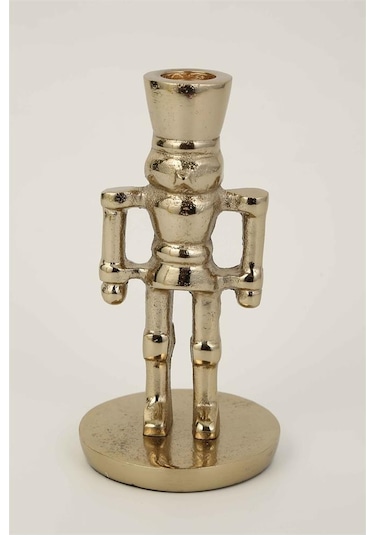 Vitale Gold Fındıkkıran Şamdan 7 7 17 Cm Ak.kv0426 Çok Renkli