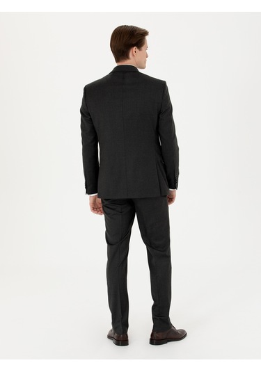 Cacharel Yeşil Slim Fit Yün Karışımlı Kumaş Pantolon Yesıl
