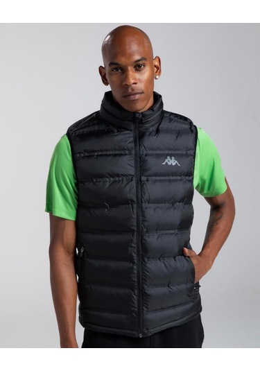 Kappa Perovest Erkek Siyah Regular Fit Yelek