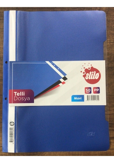 Telli Dosya Mavi 50li Mavİ