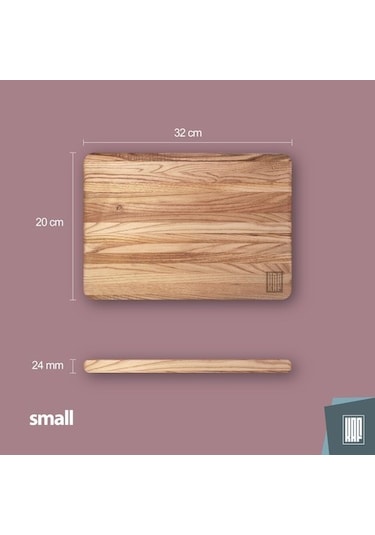 KAF Ahşap Lüks Kesme Tahtası Küçük Boy