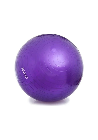 Leyaton Pilates Topu 65 CM Mor + Pompa