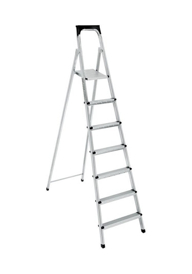 6+1 Basamaklı Profil Merdiven Ev, Bahçe, İşyeri İçin Uygun