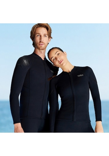 Dıve & Saıl 1.5mm Warm Tek Parça Wetsuit Soğuğa Dayanıklı Yüzme Ve Şnorkel Üst Kadın 001