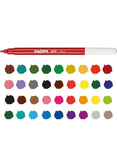 Carioca Joy Süper Yıkanabilir Keçeli Boya Kalemi 36'lı