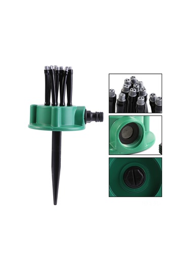 Lemestar Çiftli Sulama Sprinkler, Esnek Açı Kontrolü, Su Tasarrufu, Bahçe-bitki Sulama, Kolay Kurulum