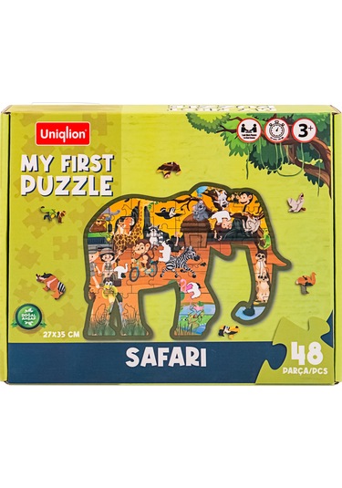 Ahşap Puzzle Safari