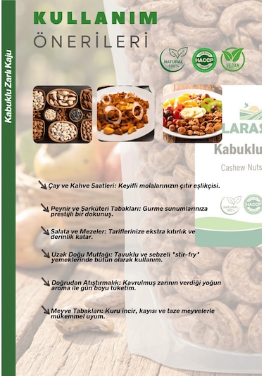 Kabuklu Zarlı Kaju 400g Taze Jumbo Cashew Nuts İn Shell 400 G