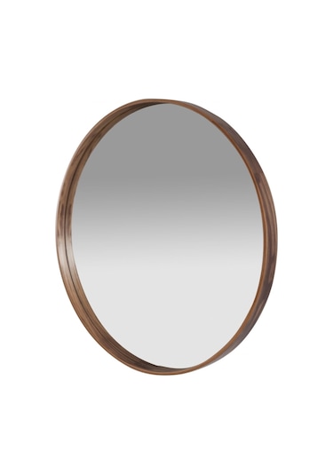 Cool Ayna 60Cm Çap Ahşap