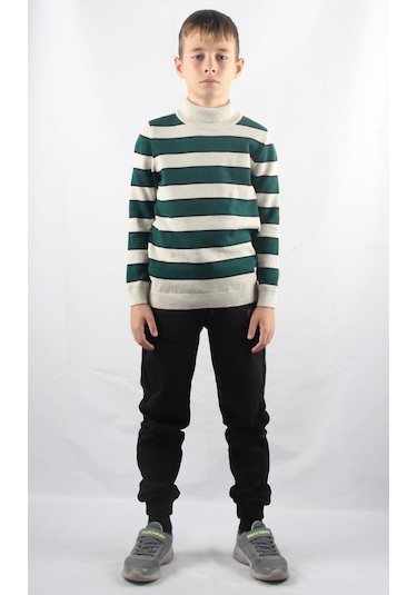 Alexandergardı Balıkçı Yaka Çocuk Triko Kazak C23-7105 001