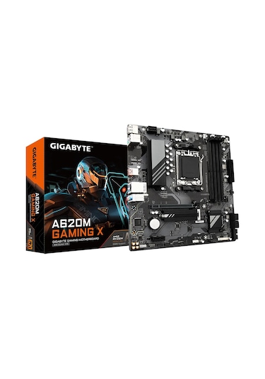 Gigabyte A620M Gaming X AMD A620 6400 MHz (OC) DDR5 Soket AM5 mATX Anakart