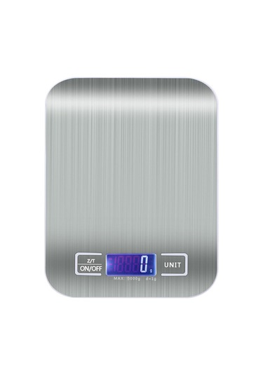 Ximistore9 5kg Dijital Mutfak Terazi, 304 Paslanmaz Çelik Platform, Lcd Işık, Ağırlık/volüm Ölçümü, 2 Adet Aaa Pil Dahil Çok Renkli