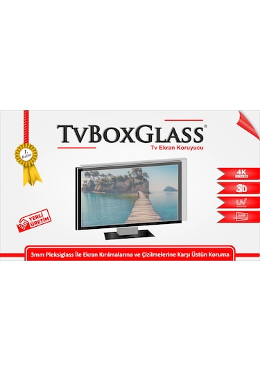Tvboxglass 50"Inç Tv Ekran Koruyucu