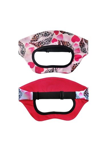 Vr Gözlük Sweatproof Nefes Alabilir Göz Maskesi Aşk Çiçeği