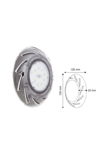 Sıva Üstü Mini Led Havuz Lambası Mavi Işık