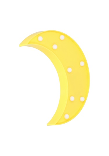 Led Ay Şekilli Işık 8led Çip Küçük Gece Lambası Ortam Lambası Yatak Odası Tatiller Doğum Günü Partisi Diğer