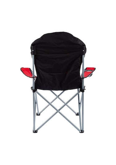 Hobi.co Deluxe Katlanır Kamp Plaj Ve Balıkçı Sandalyesi Kırmızı