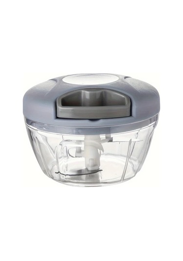 Awesomestore 500 Ml Mavi Sebze Doğrayıcı, Multifonksiyonel Sarımsak Ezici, El Tipi Kıyma Makinesi, Mutfak Gereci Mavi