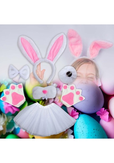 Suntek Paskalya Temalı Partiler Karnavalı Için Beyaz-6-adet