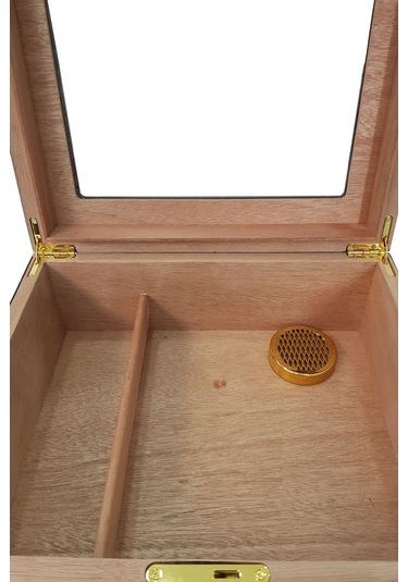 Falconetti Kırmızı Camlı Humidor Puro Kutusu Rb99kr