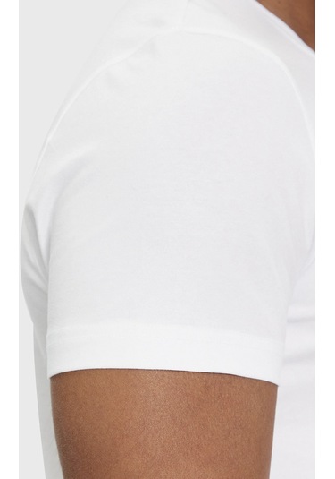 Calvin Klein Erkek T Shirt K10k112724 Yaf Beyaz
