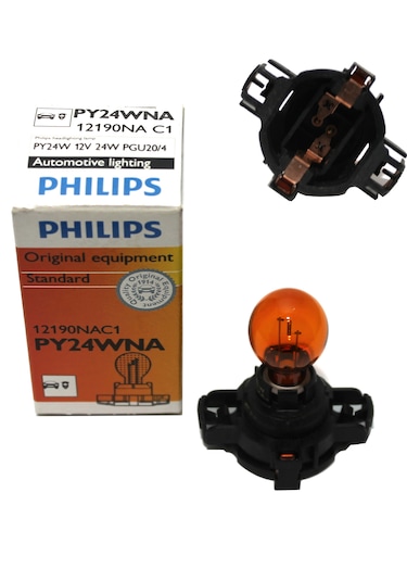 Phılıps 12190c1 - Py24w 12v 24w Pgu20/4 Sarı 1 Adet.