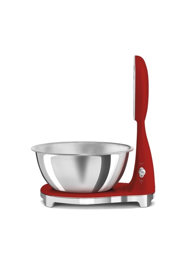 Smeg 50's Style Retro Kırmızı Analog Mutfak Tartısı Ksf01rdww Kırmızı