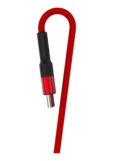 Suntek USB C Veri Kablosu 3.8 MM 50 CM Kırmızı