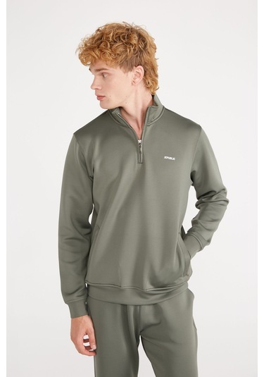 Jepublic Jp Scuba 1/2 Zıp Sweatshırt Yeşil