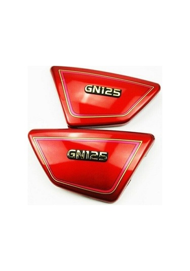 Novahub Yan Yan Pil Panelleri Motosiklet Kırmızı Kapak Kapak Için Gn125 Gn Çerçevesi Altın 125 Hj Altın