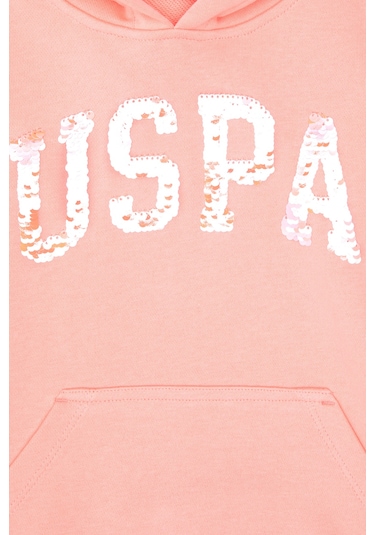 U.s. Polo Assn. Kız Çocuk Sweatshirt 50314312-vr105 Neon Pembe//neon Pınk