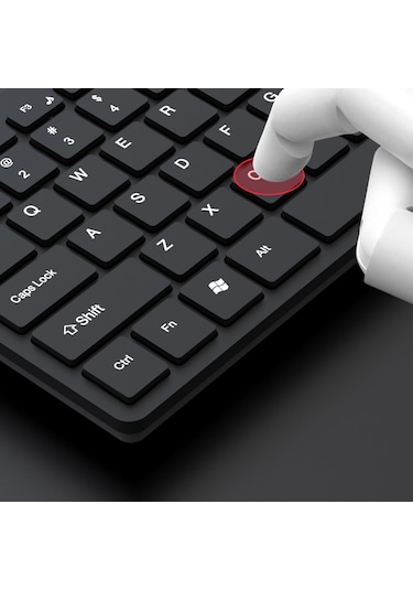 Maiyame K-1000 Mini Klavye 78 Tuşlu Mini Klavye Usb İle Çalışan Kablolu Klavye Çikolata Klavye Taş Klavye