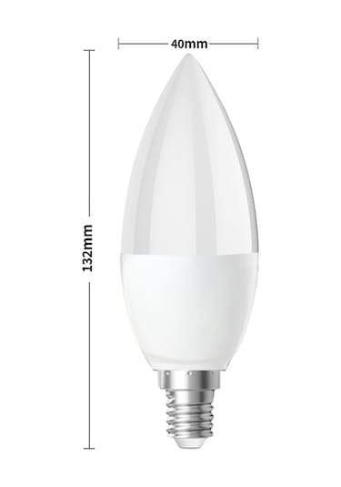 Vkemall Led Işık E14 Akıllı Ampul Led Akıllı Mum Ampul 5w Rgb+ww+cw Tuya Alexa Google Home Uzakta