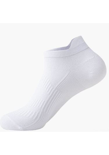 Youmex Erkek Spor Çorapları 6 Adet - Akıllı Nüfuslu, Teri Emici, Yumuşak, Yüksek Konfor - Koşu, Maraton Ve Günlük Kullanım İçin Beyaz Beyaz