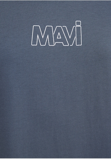 Mavi - Mavi Logo Baskılı Lacivert Tişört 1611592-80776 Lacivert