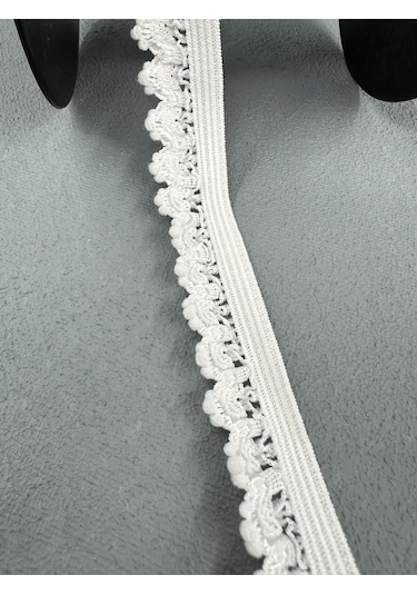 Paşateks-1.5 Cm İç Çamaşır Lastiği-beyaz-desenli-beyaz