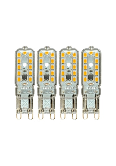 4 Adet Osaka 5w 3000k Sarı Işık G9 Duylu Led Kapsül Ampul