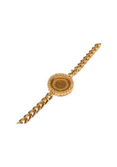 Çeyrekli Altın Bileklik Sarı Sarı Altın