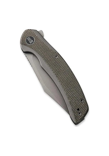 We Knife Snick Titanium Green Micarta Kamp Çakı Yeşil