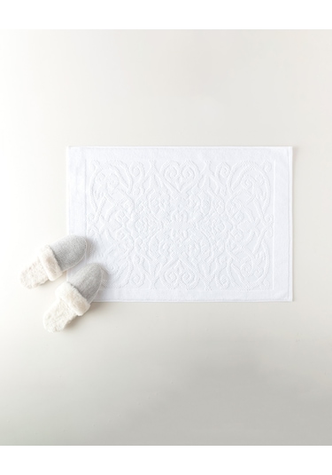 Madame Coco Berthe Ayak Havlusu - Beyaz - 50x70 Cm Hvlu000000007350 X 70 Cm-beyaz Çok Renkli