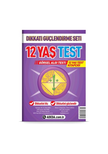 Adeda Yayıncılık Dgs Test 12 Yaş