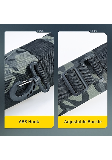 Leo 28247 140 Cm Olta Kamışı Taşıma Omuz Çantası Olta Kılıfı Naylon Kumaş Depolama Kılıfı Organizatör