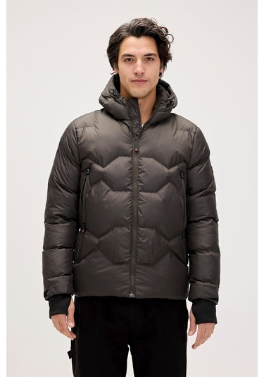 Axel Asfalt Erkek Kapüşonlu Mont-asphalt Asphalt